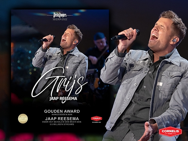 Jaap Reesema scoort gouden award met Grijs